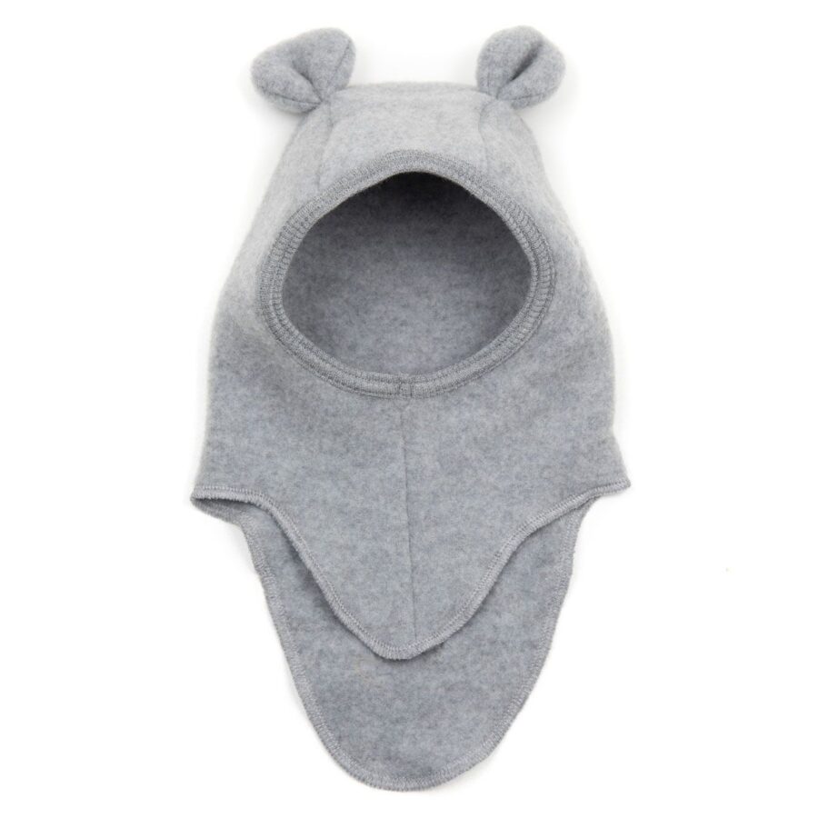 Elefanthue Teddy Light Grey Bomuld Huttelihut