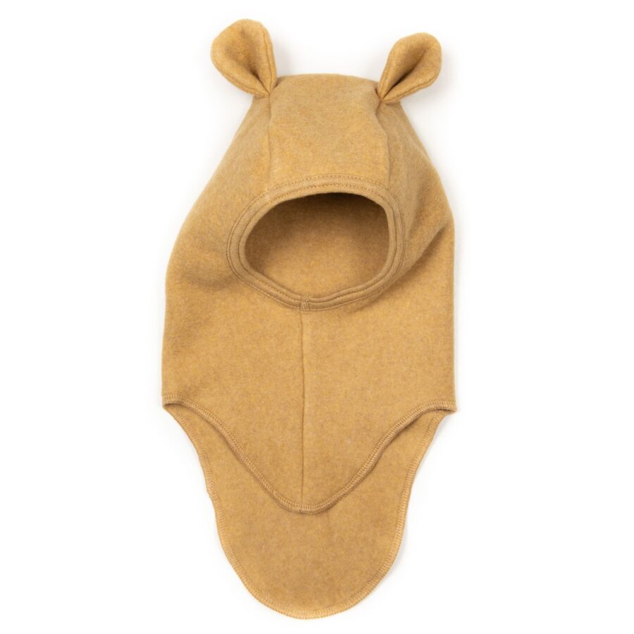 Elefanthue Teddy Ocre Bomuld Huttelihut