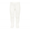 Condor Strømpebukser Hvid Basis Rib