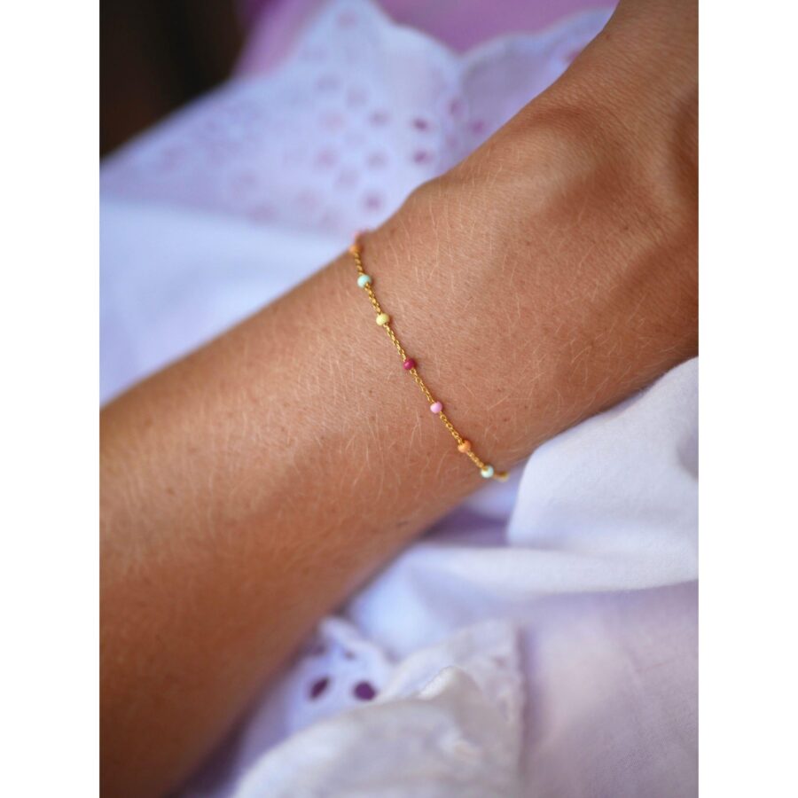 Enamel Copenhagen - Armbånd - Lola - Rainbow - GP