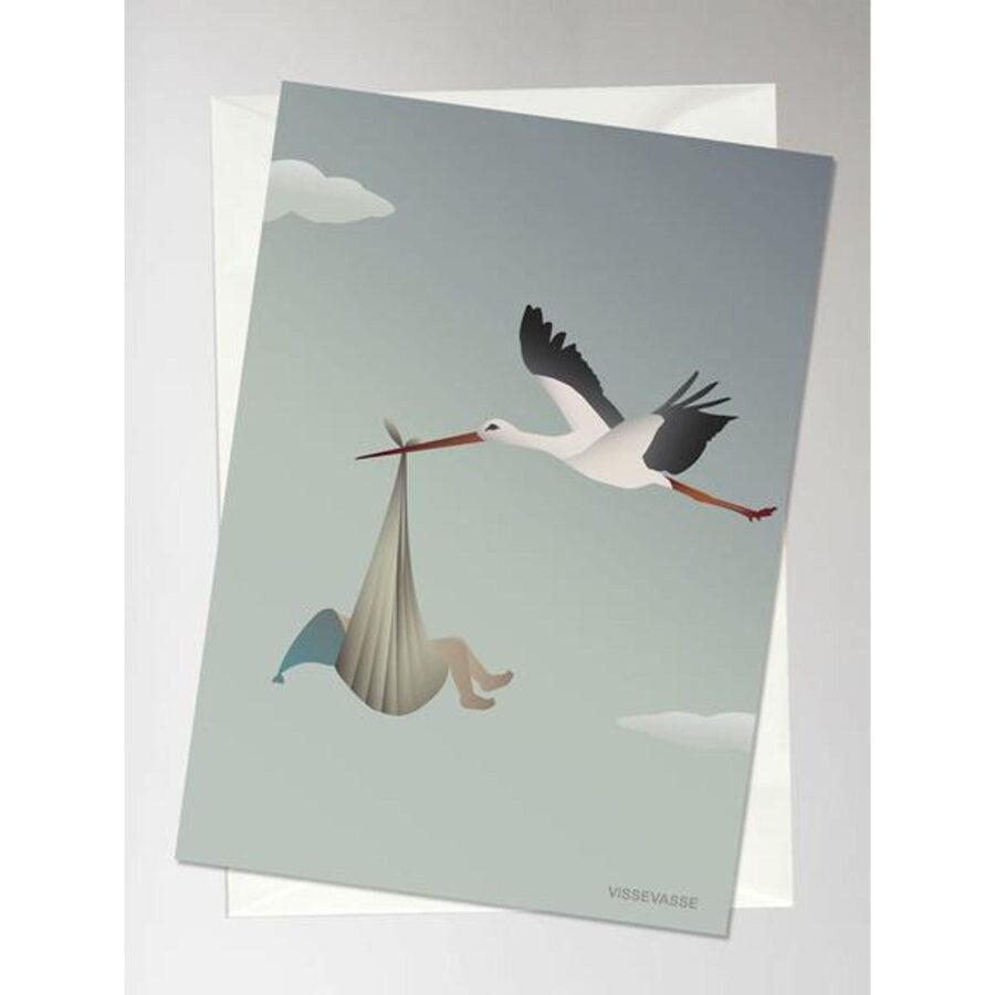 Vissevasse - Anledningskort - The Stork