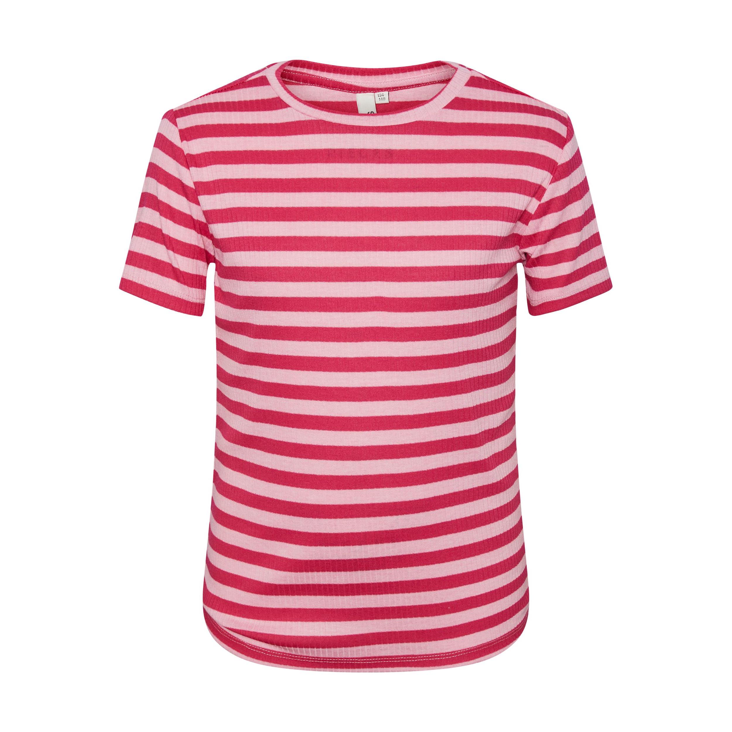 bevæge sig Perseus medlem Pieces Kids - T-shirt - Stribet: Smarte pink og lyserøde striber
