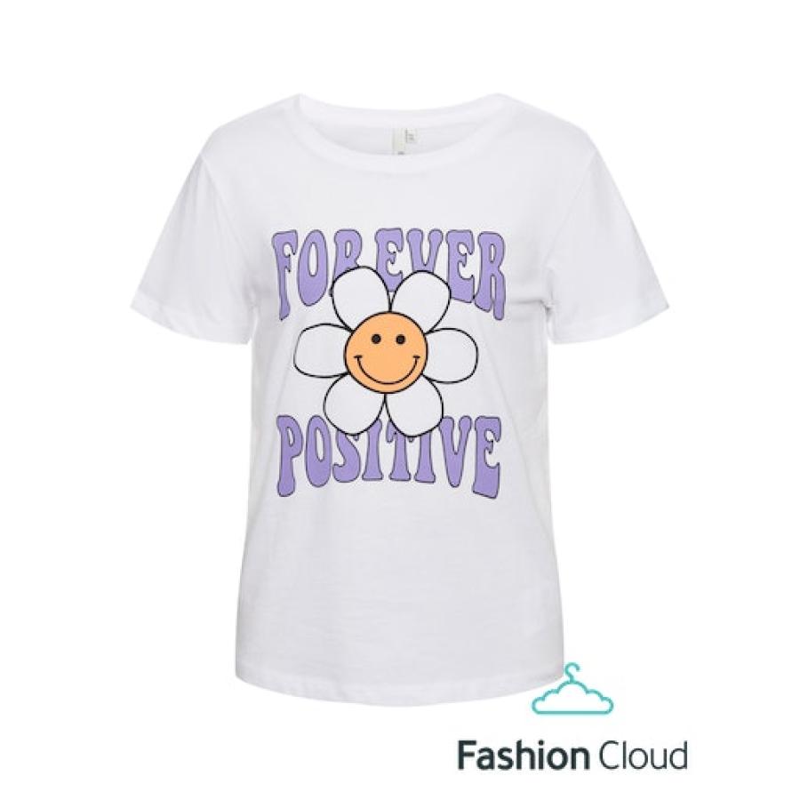 Pieces Kids - T-shirt - April - Bright White Flower