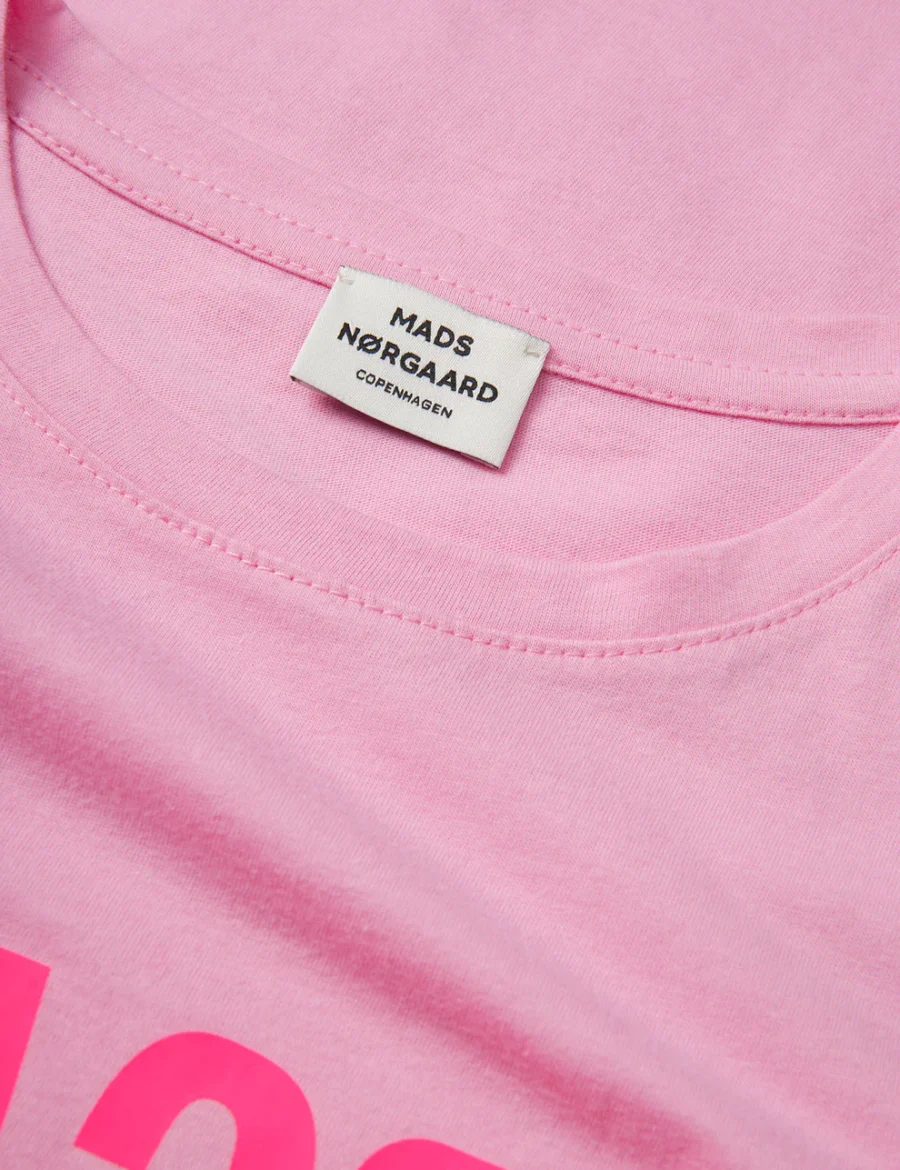 Mads Nørgaard - T-shirt - Tuvina - Begonia Pink - Image 3