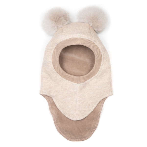 Huttelihut - Elefanthue - Uld - Big Bear - Sand Melange 2601