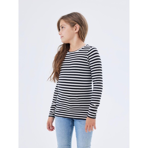 Name It - Bluse - Suraja - Black Stripe
