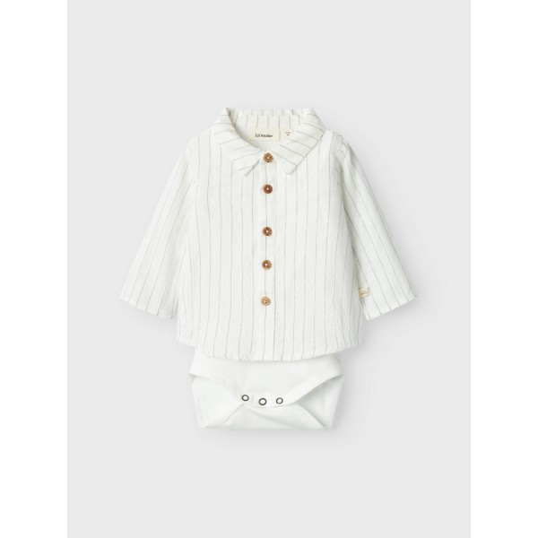 Lil' Atelier - Skjorte body - Frej - Coconut Milk