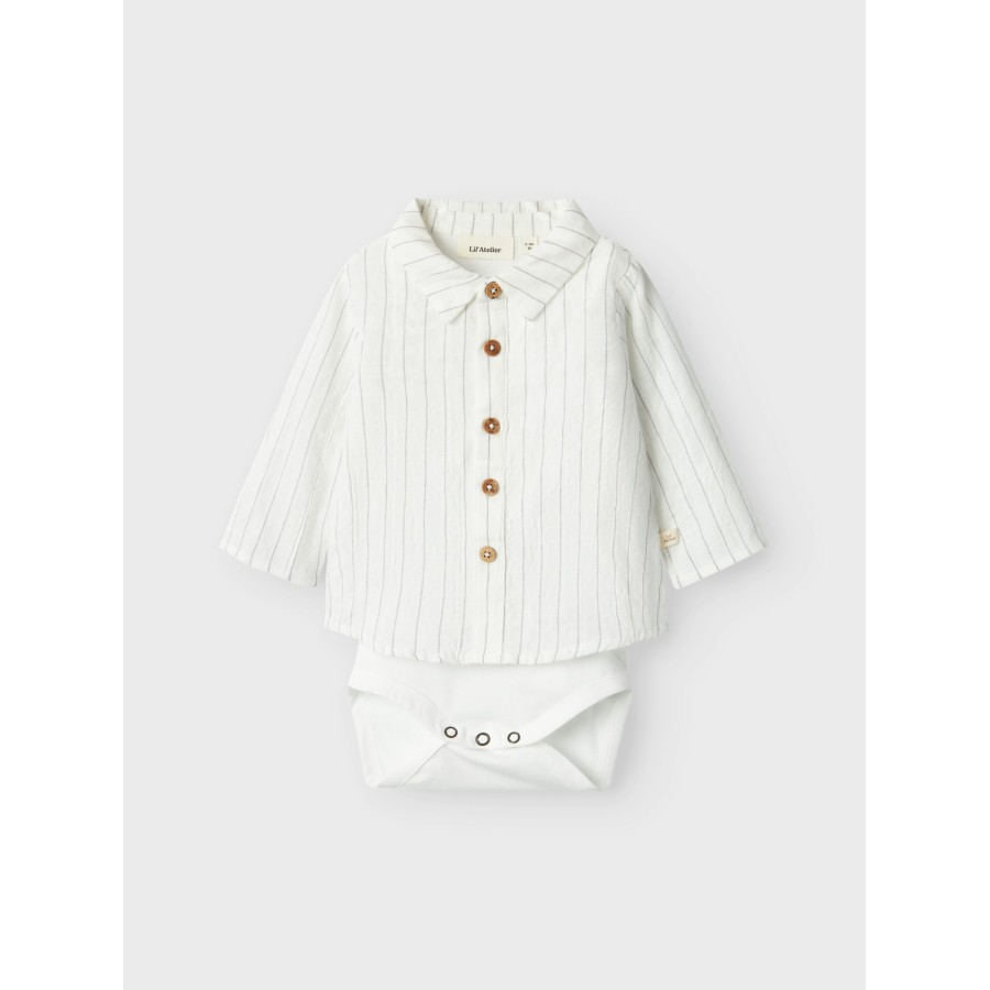 Lil' Atelier - Skjorte body - Frej - Coconut Milk