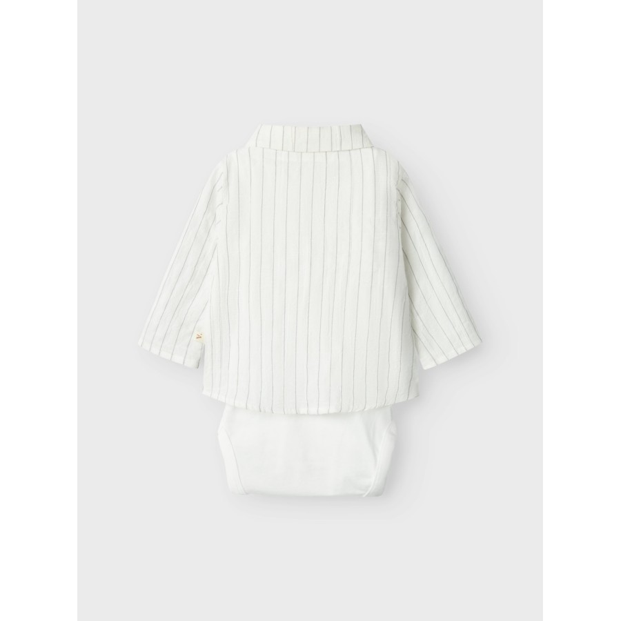 Lil' Atelier - Skjorte body - Frej - Coconut Milk - Billede 4