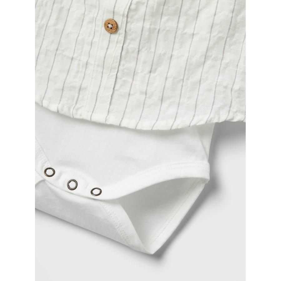 Lil' Atelier - Skjorte body - Frej - Coconut Milk - Billede 2