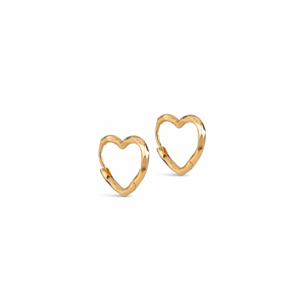 Hjerteformede hoops fra Enamel