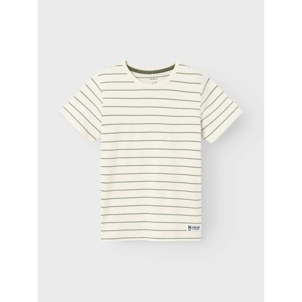 Name It - T-shirt - Joben - Peyote Melange Oil Green