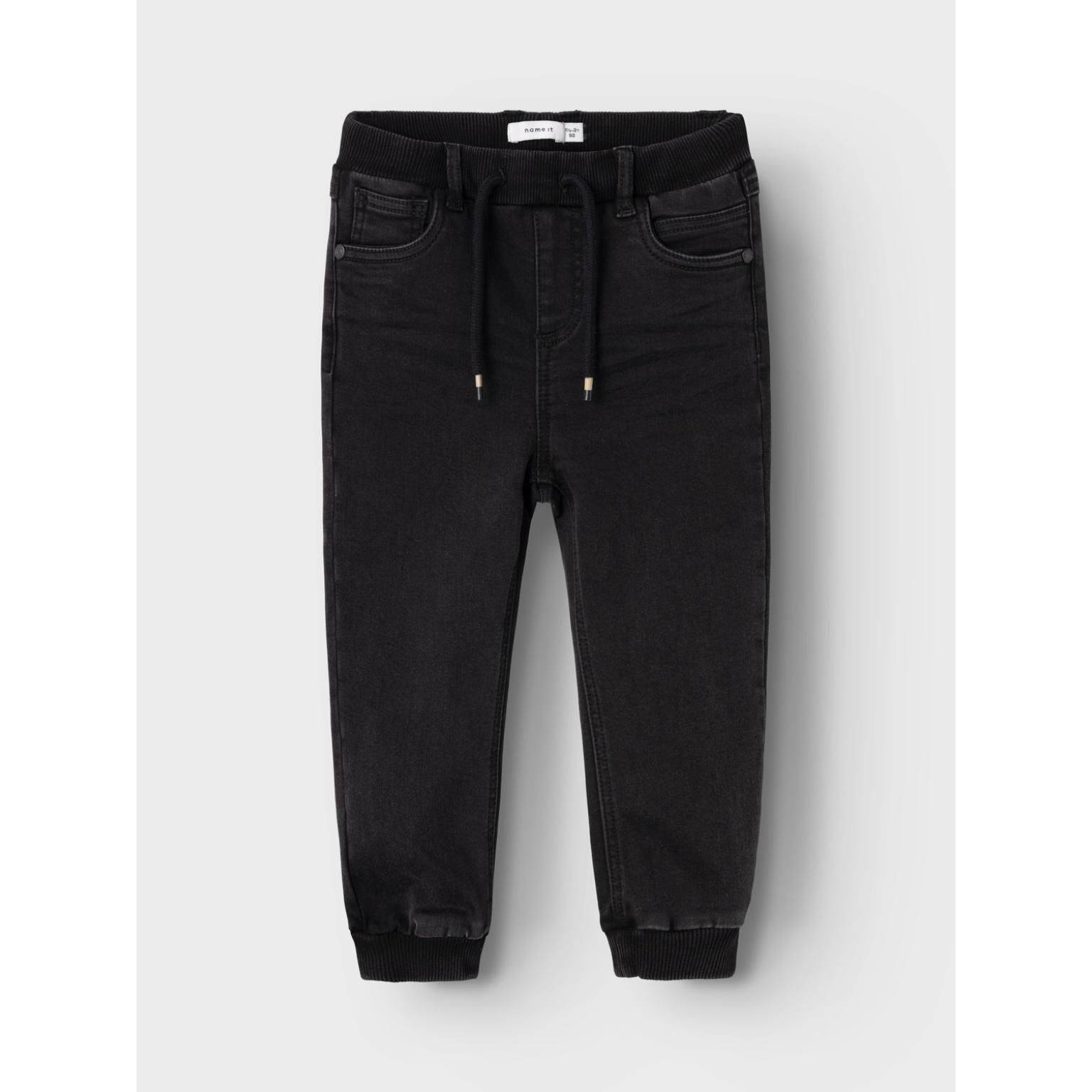 Ben Baggy jeans fra Name It i Black Denim!