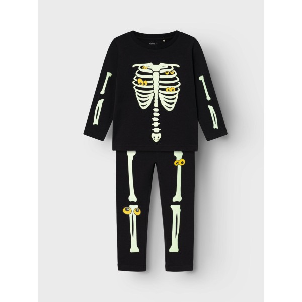 Name It - Nattøj - Oween - Black/Yellow