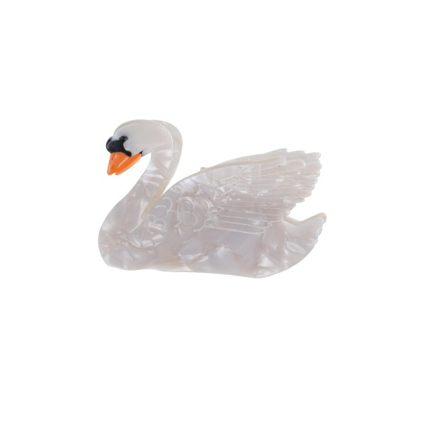 By Stær - Hårklemme - Svane - Lys Grå