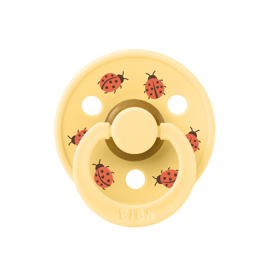 Bibs – Sut – Ladybug Friends – Latex – Pale Butter