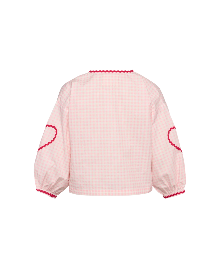 Sissel Edelbo Mini – Skjorte – Astrid – Pink Checks - Image 3