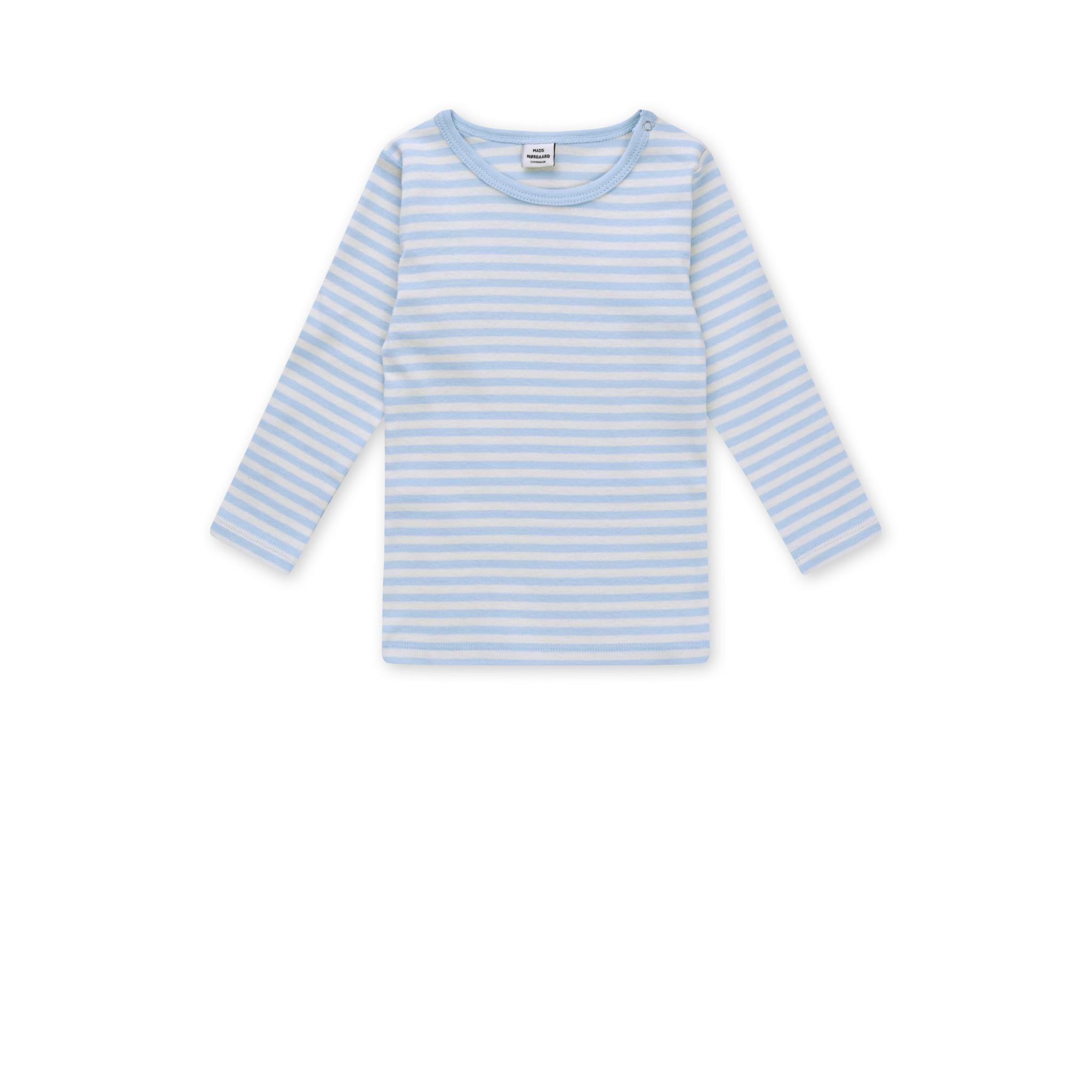 Mads Nørgaard - Bluse - Tobinino Striped - Cashmere Blue Vanilla Ice