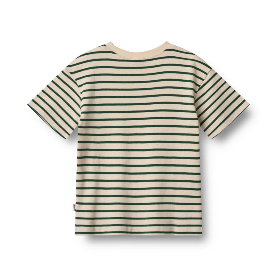 Wheat - T- shirt - Fabian - Green Stripe - Image 2