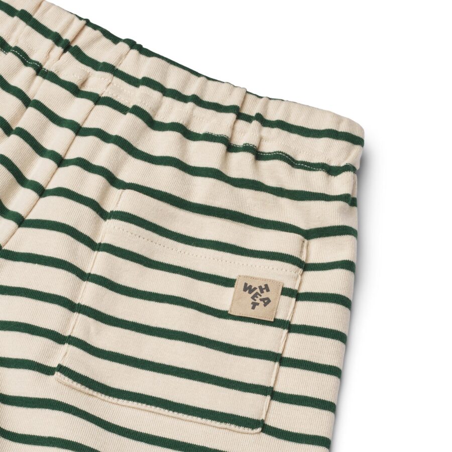 Wheat - Shorts - Kalle - Green Stripe - Image 3