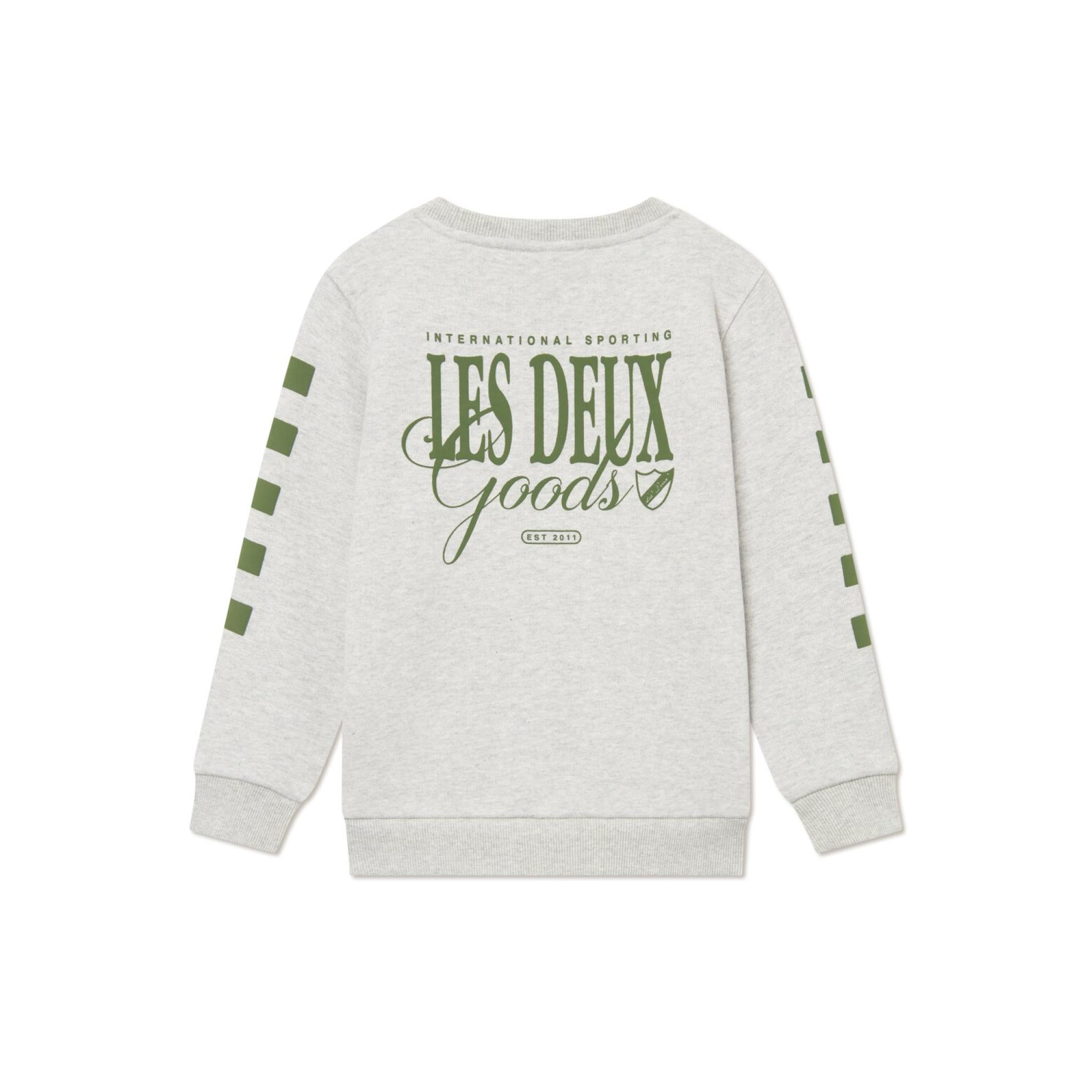 Les Deux - Sweatshirt - Goods - Snow Melange Chive Green - Image 2