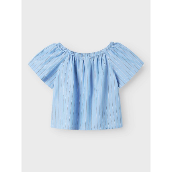 Name it - Bluse - Demman - Provence/WHITE AND GREY