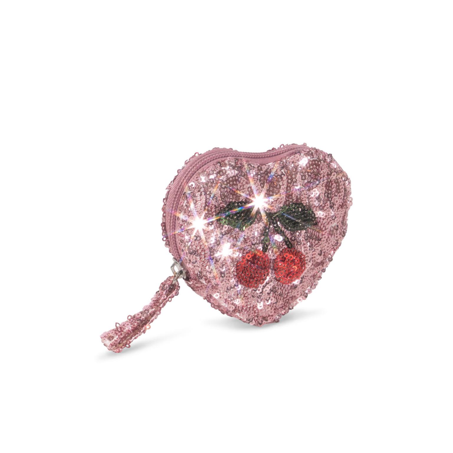 Konges Sløjd - Pung - Sequin Heart - Mellow Rose