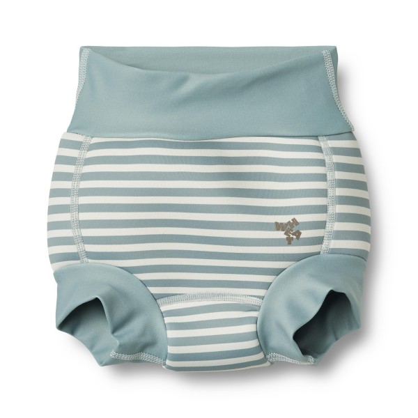 Wheat - Badeble – Neopren – Rainy Waves Stripe