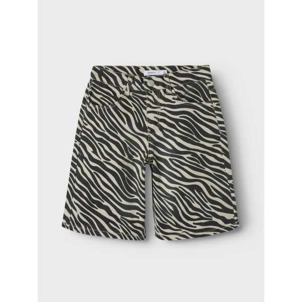 Name It - Shorts - Rose - Cement Zebra