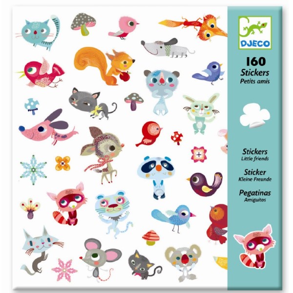 Djeco - Klistermærker - Small Friends