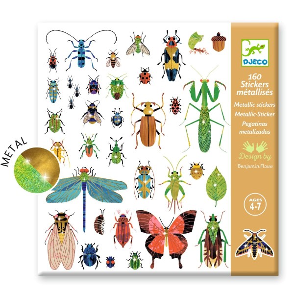 Djeco - Klistermærker - Microcosms