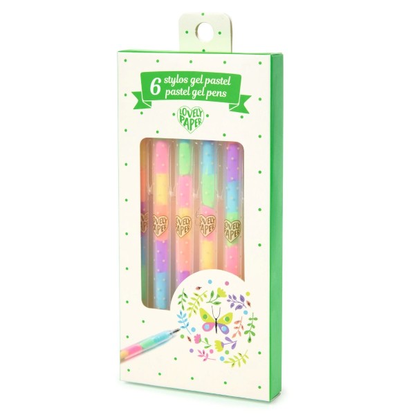 Djeco - Gel Penne - Lovely Paper - Pastel