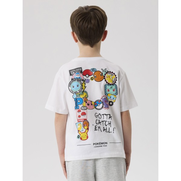 Name It - T-shirt - Jeno Pokemon - Bright White