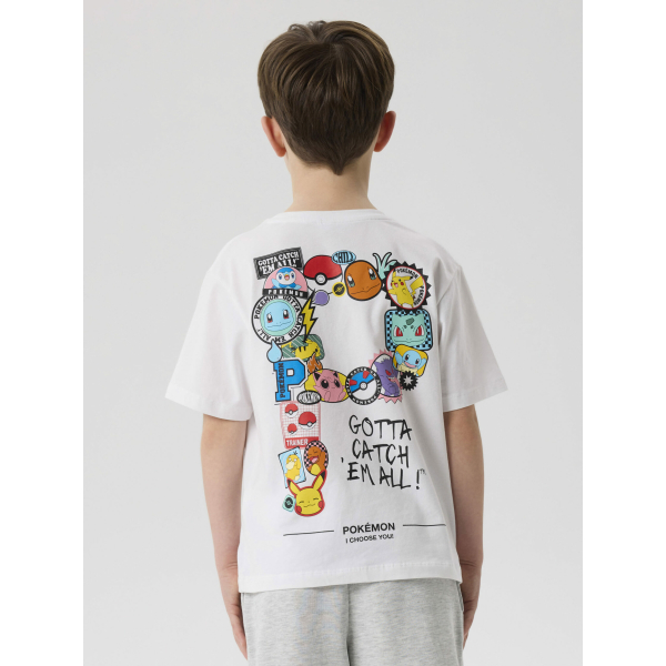 Name It - T-shirt - Jeno Pokemon - Bright White