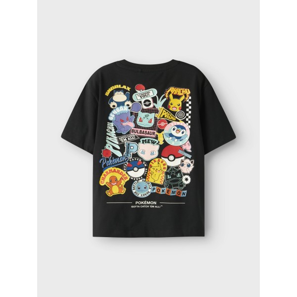 Name It - T-shirt - Jeno Pokemon - Black