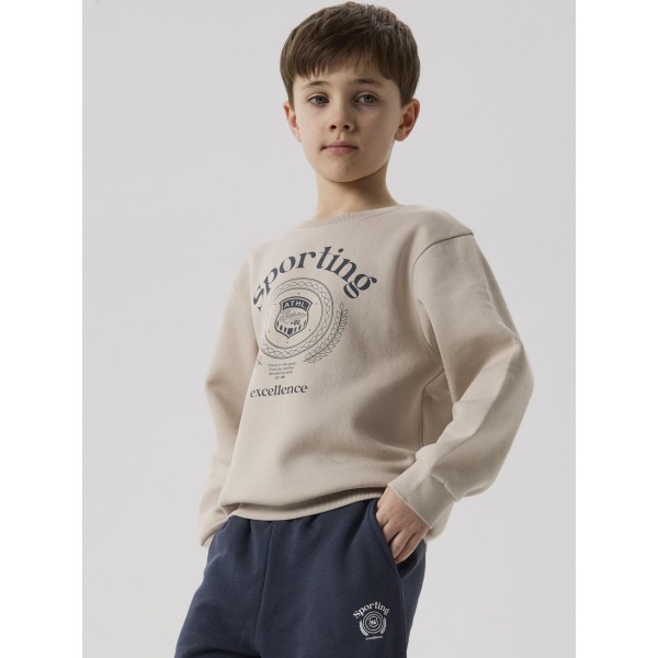 Name It - Sweatshirt - Drian - Silver Lining