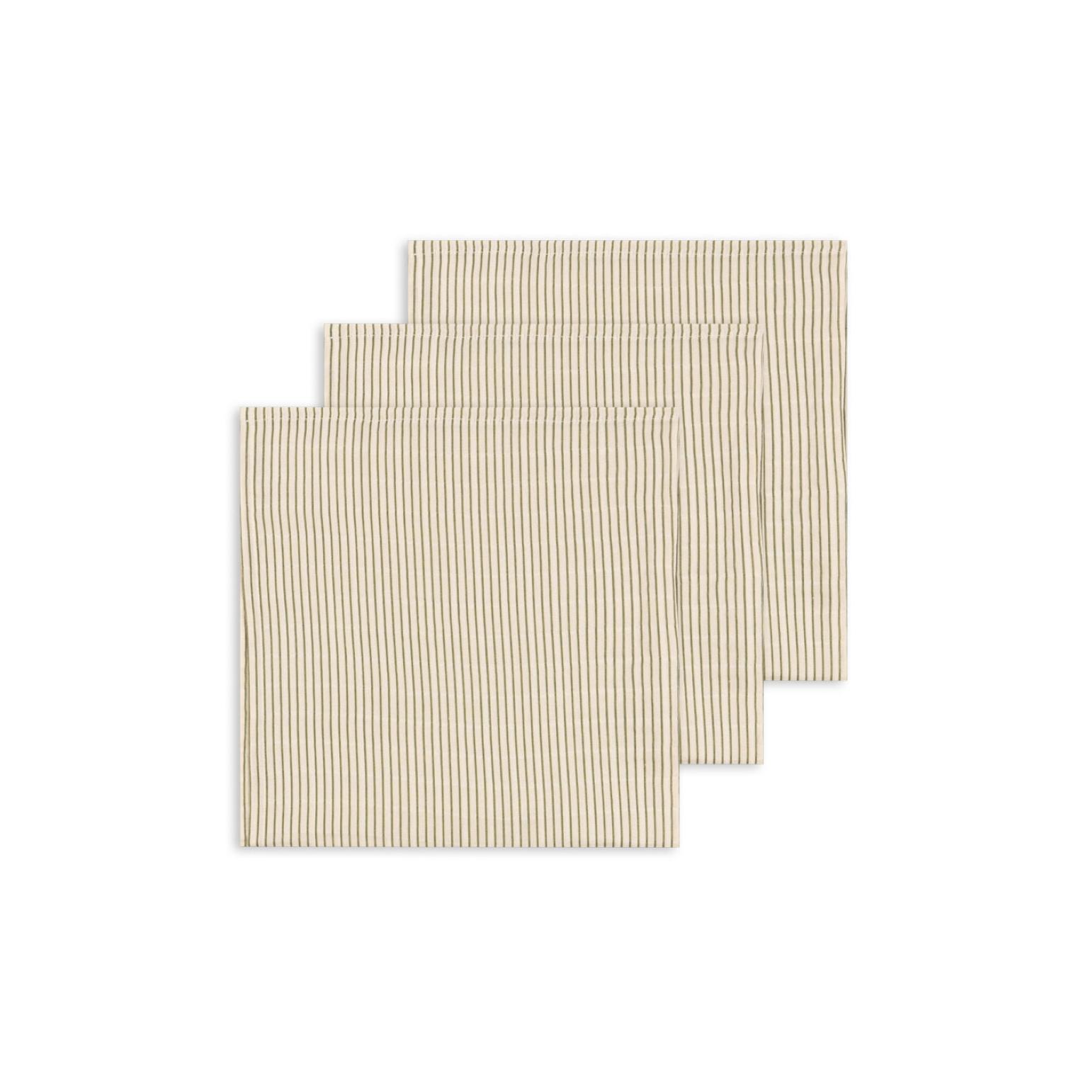 Konges Sløjd - Stofbleer - 3-pak - Tea Stripe