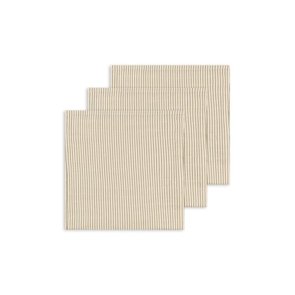 Konges Sløjd - Stofbleer - 3-pak - Tea Stripe