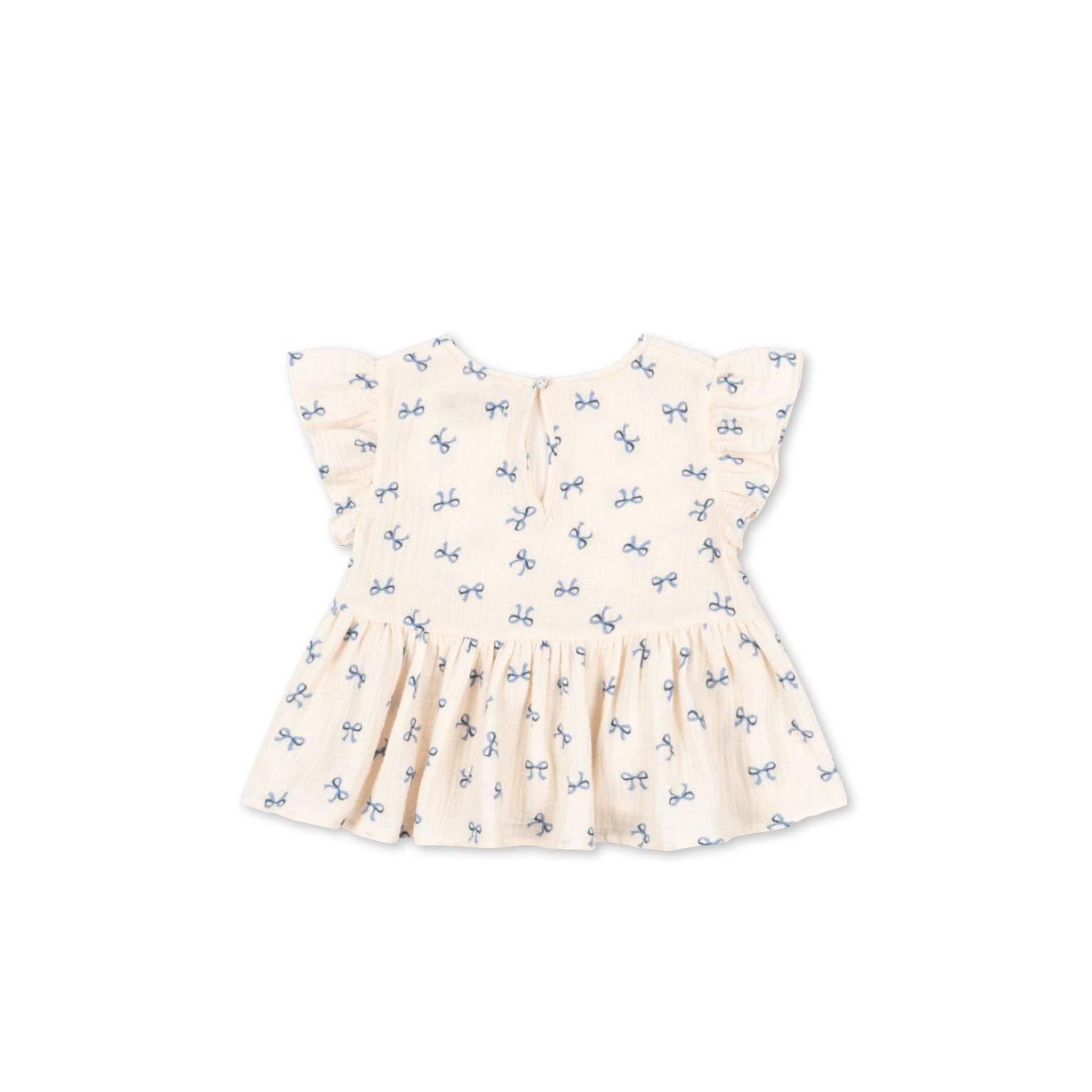 Konges Sløjd - Top - Coco - Bow Bleu - Image 5