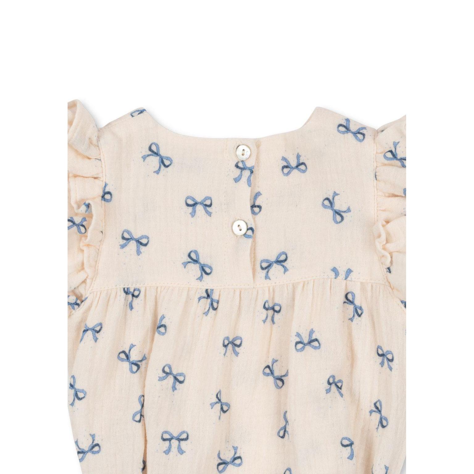 Konges Sløjd - Romper - Coco - Bow Bleu - Image 3