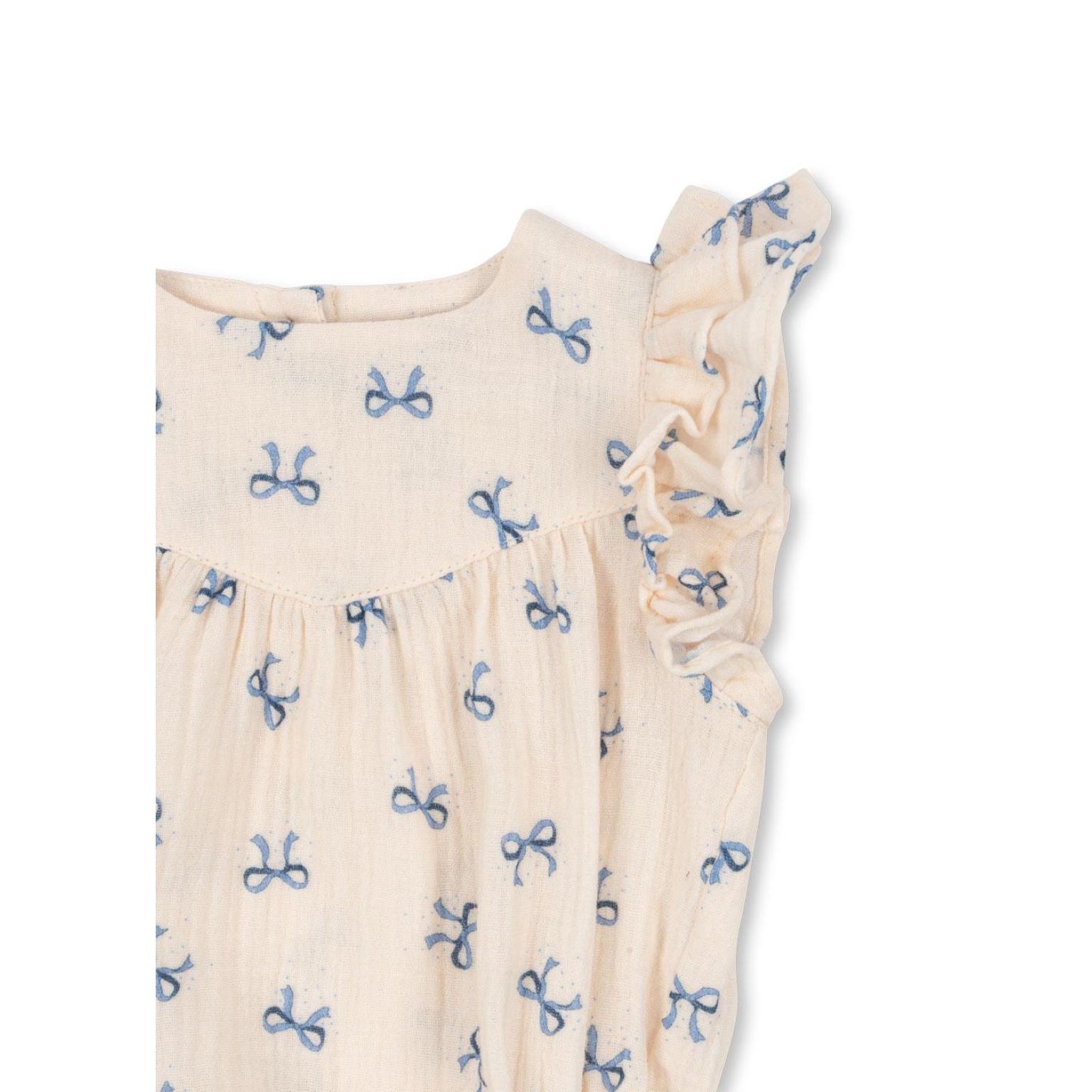 Konges Sløjd - Romper - Coco - Bow Bleu - Image 4