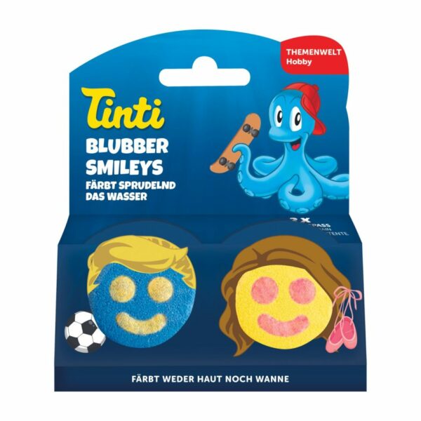 Tinti - 2-pak - Badebombe - Smiley