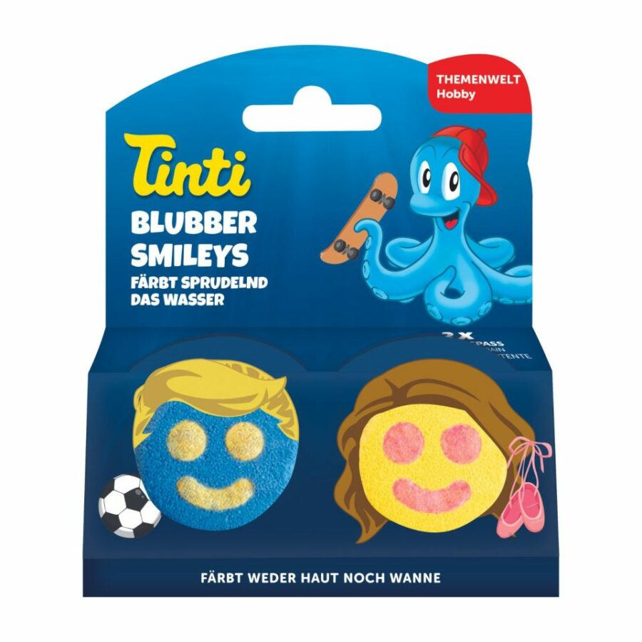 Tinti - 2-pak - Badebombe - Smiley