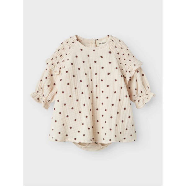 Lil’ Atelier – Bluse m. Body – Lilia – Silver Peony