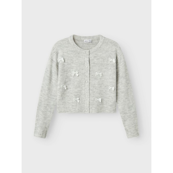 Name It - Cardigan - Karin - Light Grey Melange