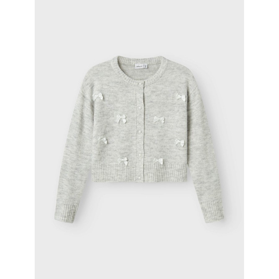 Name It - Cardigan - Karin - Light Grey Melange