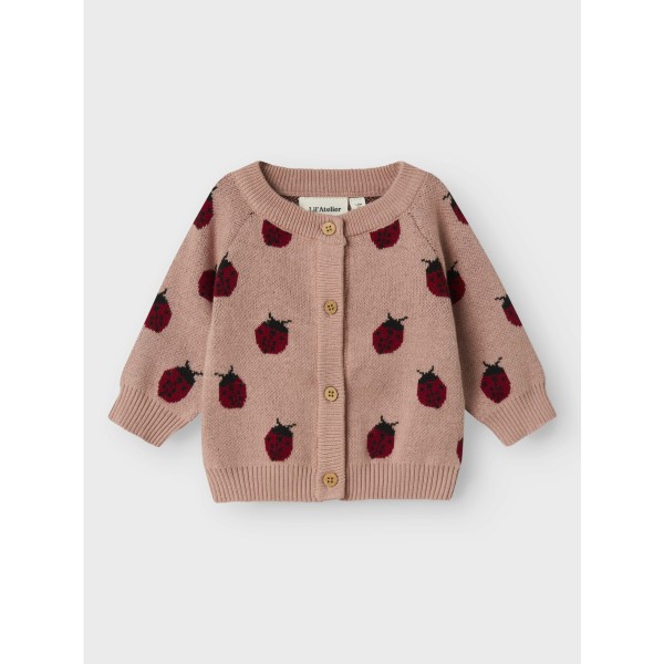 Lil' Atelier - Cardigan - Lulio - Misty Rose
