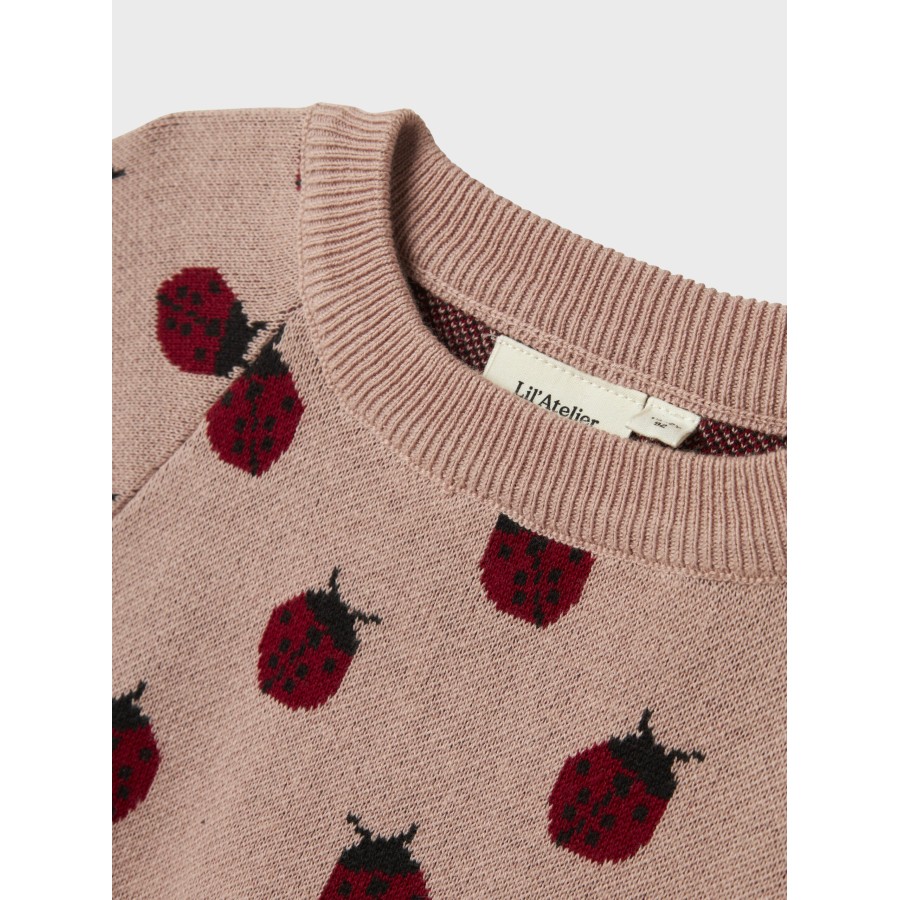Lil' Atelier - Strik Bluse - Lulio - Misty Rose - Image 3