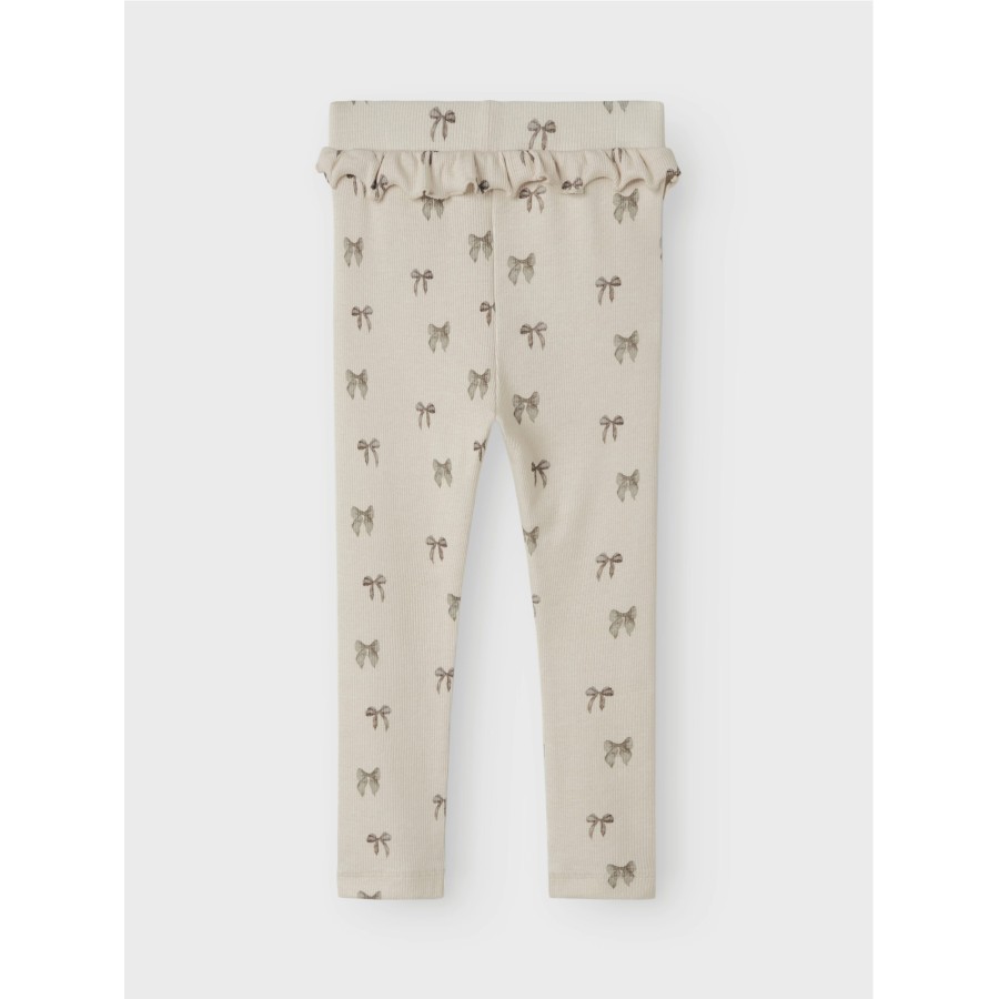 Lil' Atelier - Leggings - Gavo Efi - Silver Peony Bow - Image 2