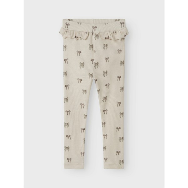 Lil' Atelier - Leggings - Gavo Efi - Silver Peony Bow